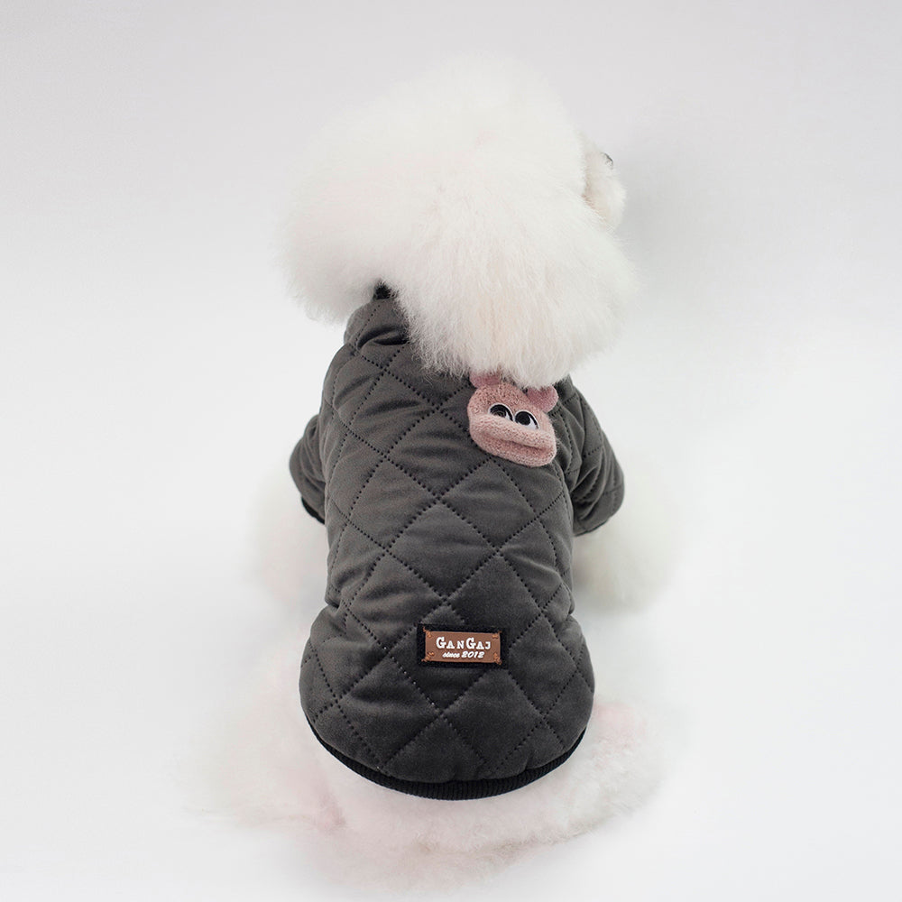 Plaid Jacket for Small Dogs - Autumn and Winter Wear